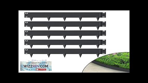 VEVOR Steel Landscape Edging 5-pack Steel Garden Edging Borders 39" L x Review