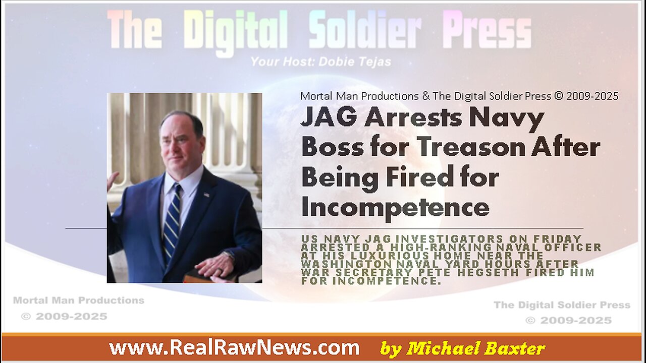 JAG Arrests a Navy Boss for Treason