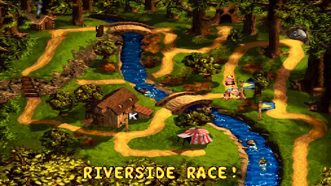 D.K.C. 3™ : DIXIE KONG'S Double Trouble! / ACT #2. KREMWOOD FOREST / A2#2. RIVERSIDE RACE (N. R. !)