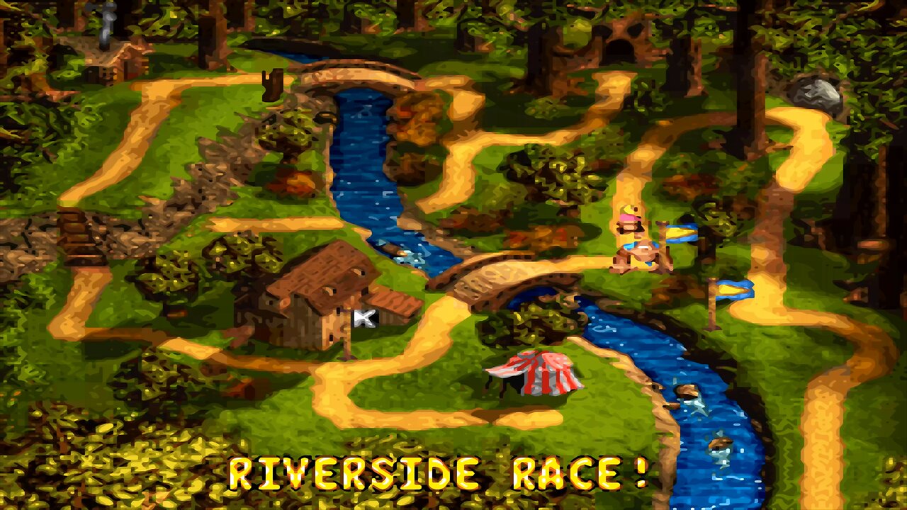 D.K.C. 3™ : DIXIE KONG'S Double Trouble! / ACT #2. KREMWOOD FOREST / A2#2. RIVERSIDE RACE (N. R. !)