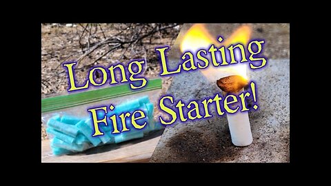 How to make long lasting DIY Fire Plugs! + DIY Fire Plugs VS Bigfoot Bush Craft Fire Starters!