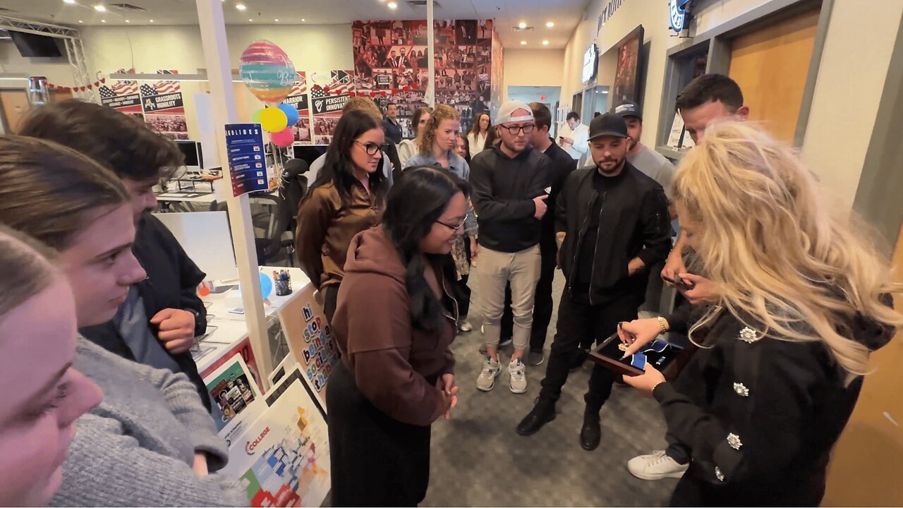 Erika Kirk Shows Off Charlie Kirk’s Medal of Freedom to Turning Point USA Staff
