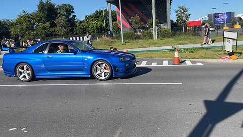Bayside Blue R34 GTR
