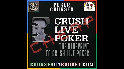 CRUSH LIVE POKER The Blueprint to Crush Live Poker