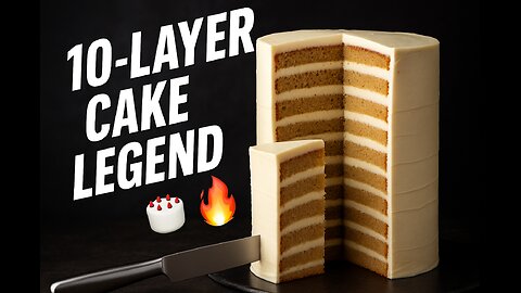 10-Layer Cake Legend – FlavorVille Tower Dessert 🎂🔥