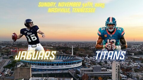 Jacksonville Jaguars @ Tennessee Titans, Week 13, Diggin' Deeper Into the NFL