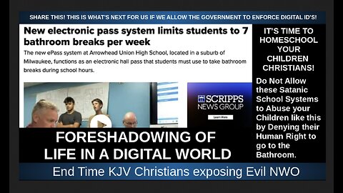 SHARE THIS! THIS IS WHAT'S NEXT FOR US IF WE ALLOW THE GOVERNMENT TO ENFORCE DIGITAL ID'S!