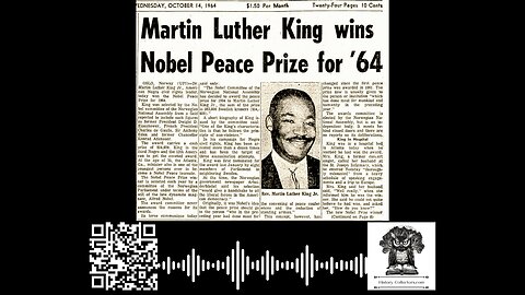 #OnThisDay October 14, 1964: Peace Laureate