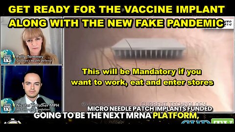 HERE IS THE NEXT MANDATORY MRNA VACCINE IMPLANT WHEN THEY RELEASE THE NAME OF THE NEW PANDEMIC
