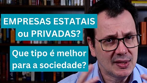 Empresas Estatais vs Privadas: Que tipo de empresa é melhor para a sociedade?