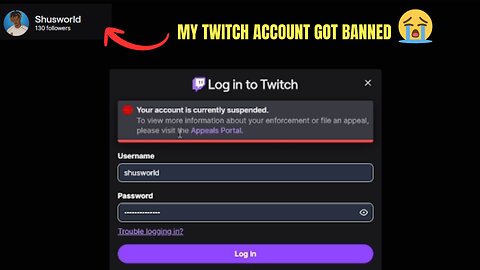 For Doing This My Twitch Account Got Banned 😭