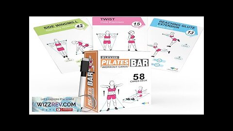 Pilates Bar Workout Cards 58 Exercise Cards with Pilates Stick Work Review