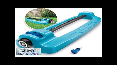 Aqua Joe SJI-OMS16 Indestructible Metal Base Oscillating Sprinkler with Adjustable Spray Review