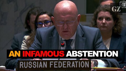 Russia and China abstain on colonial US Gaza resolution