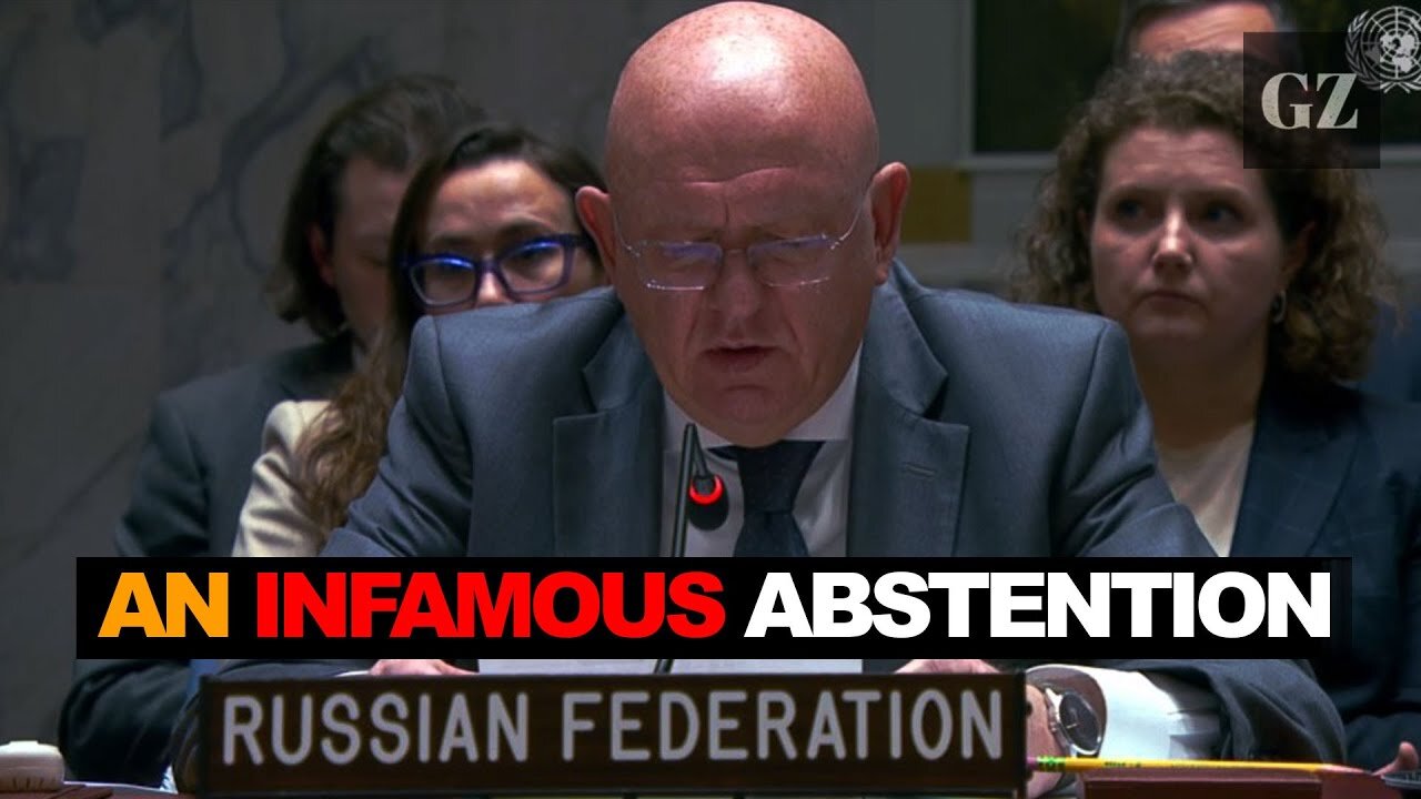 Russia and China abstain on colonial US Gaza resolution