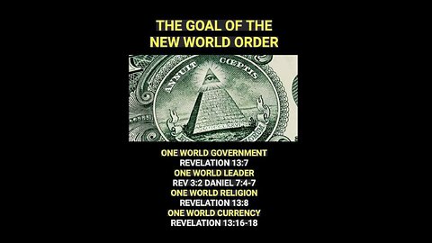 🔲♦️Top 5 Steps to NWO One World Government