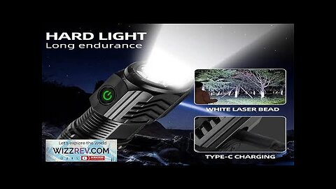 New Ultra Powerful Flashlight 3 Core LED Mini Tactical Flashlight USB Rechargeable Review