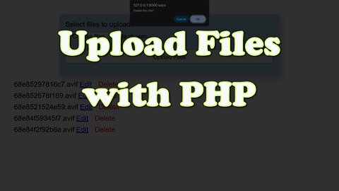 PHP Multiple File Upload Tutorial with MariaDB - Build from Scratch!