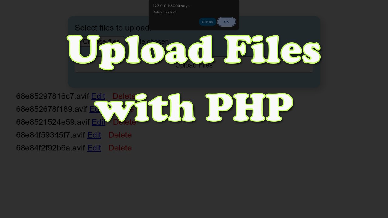 PHP Multiple File Upload Tutorial with MariaDB - Build from Scratch!