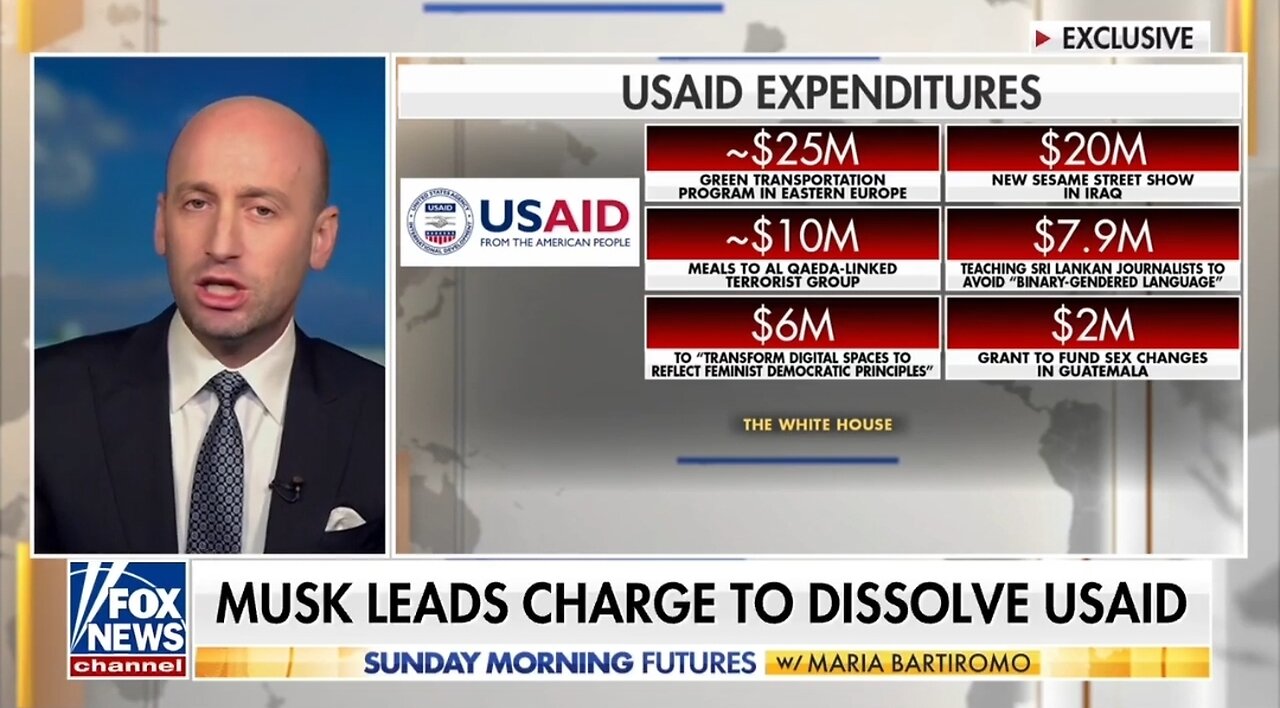 Stephen Miller: USAID Was A Slush Fund For Left Wing Protects