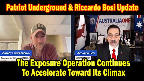 Patriot Underground & Riccardo Bosi Update Mar 29: "The Exposure Operation Continues To Accelerate Toward Its Climax"