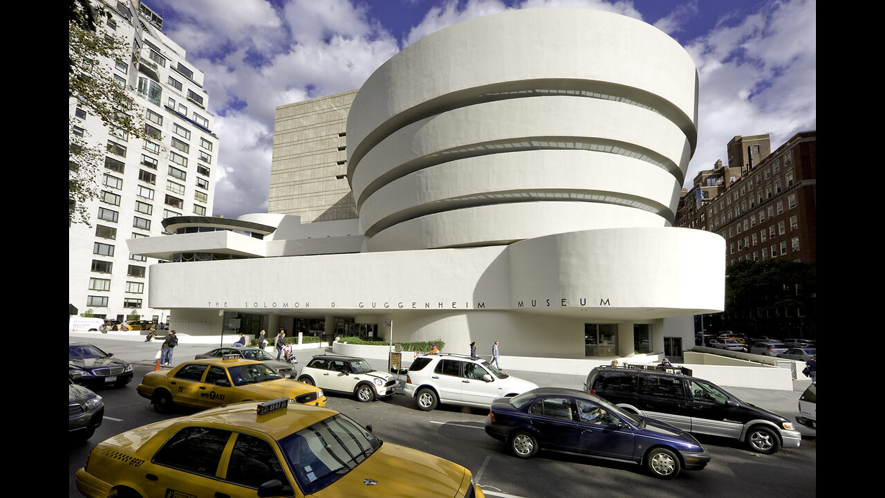 Gladio killer & his BANK Control Agent meet at Guggenheim.