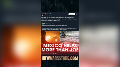 Mexico Helping More Than Biden - Alex Jones on X