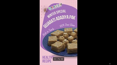 Traditional Adadiya Pak Recipe Winter Special Gujarati Sweet #viral #trending #shorts #youtubeshorts
