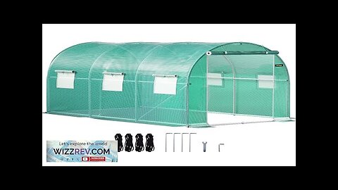 VEVOR Walk-in Tunnel Greenhouse 12 x 7 x 7 ft Portable Plant Review