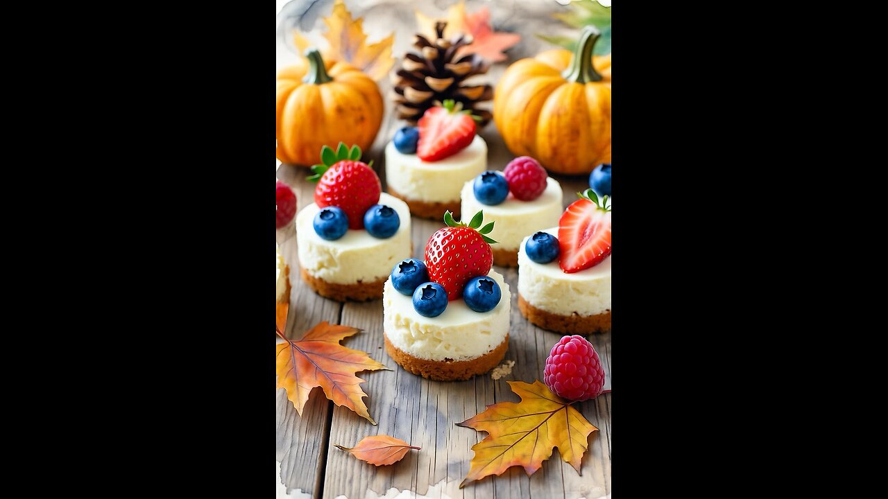 CHEESE CAKE BITES GREAT FOR THE HOLIDAYS 🎄