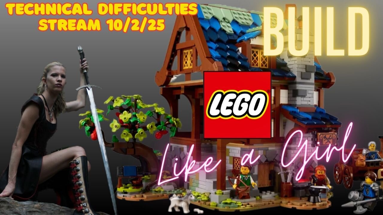 Fred Plays With Legos, Technical Difficulties Stream Replay 10/2/25