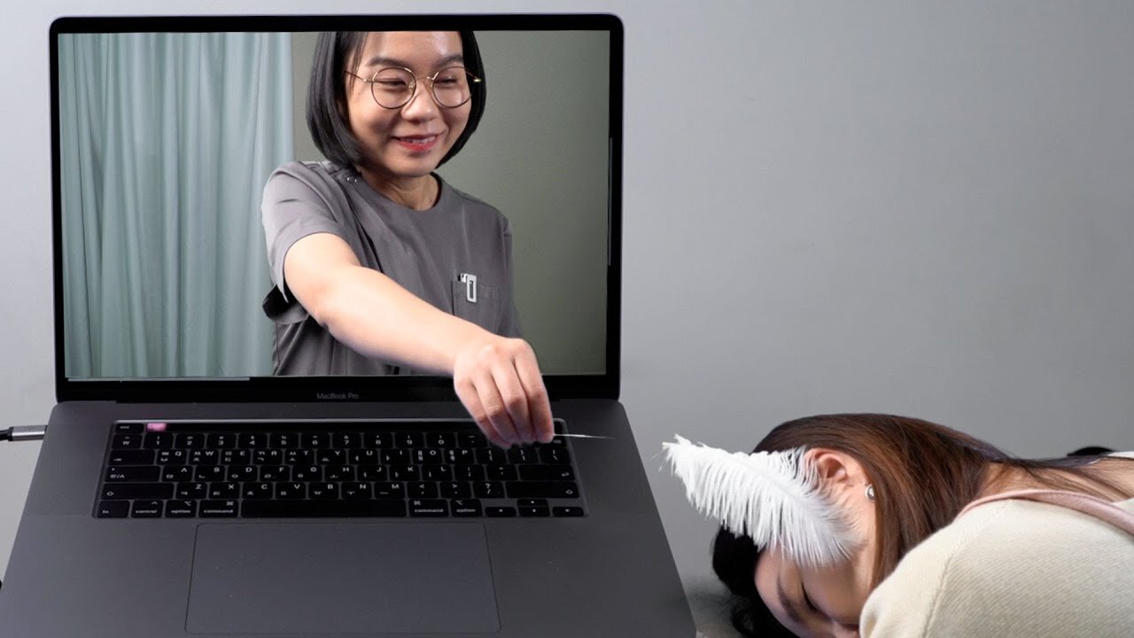 ASMR 스크린 귀청소 Screen Ear Cleaning