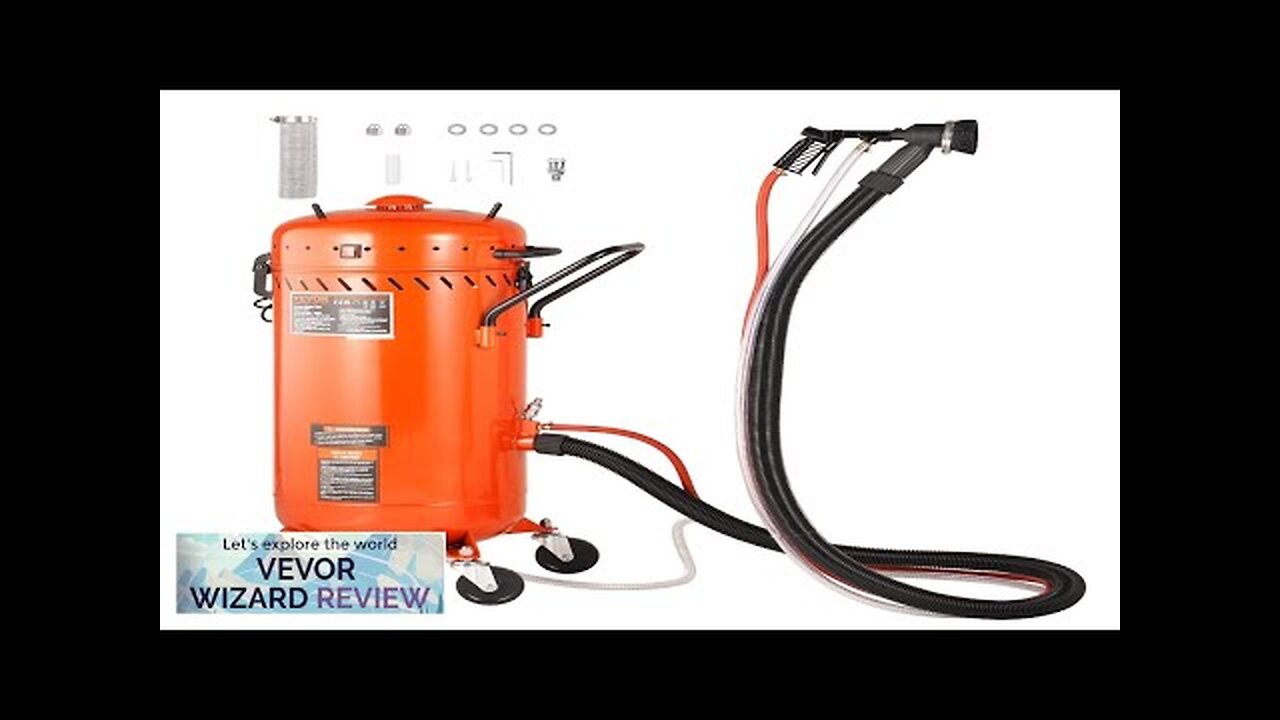 VEVOR 28 Gallon Vacuum Sand Blaster Dustless Sandblaster with Built-in 1200W Vacuum Review