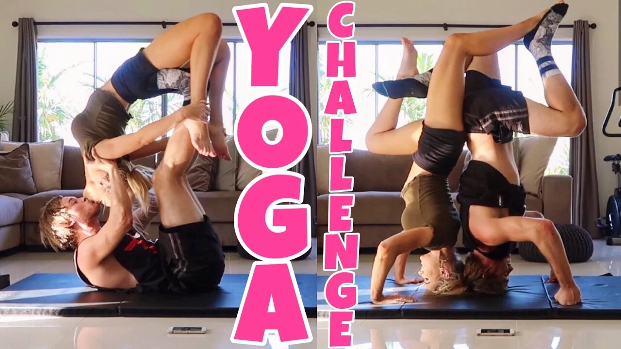 YOGA CHALLENGE WITH MY BOYFRIEND