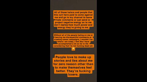 The hate is hilarious sometimes. 😂