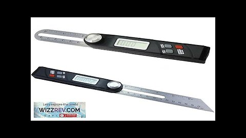 Stainless Steel 360 Degree Gauge Digital Protractor T Bevel Electronic Level Battery Review