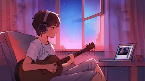 Lofi Girl Play Guitar 💔💔