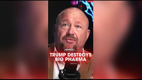Alex Jones: Trump Using Globalist Policies Against Big Pharma - 11/12/25