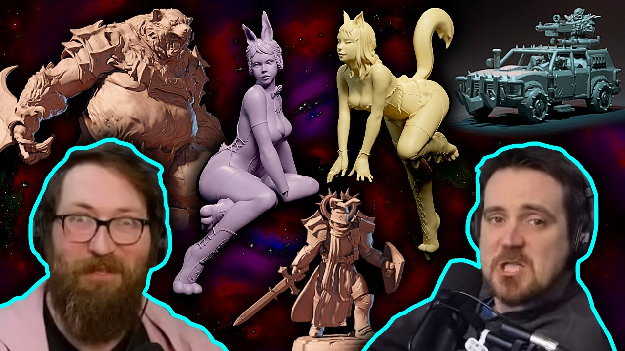 Kickstarter Miniatures 67 - Tom and Ben