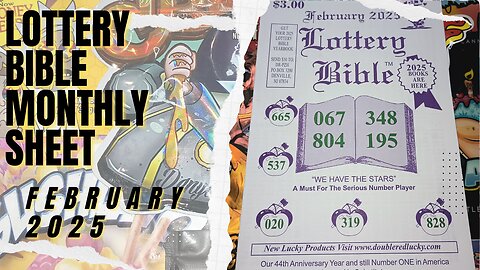 Lottery Bible February 2025 Lottery Suggestions