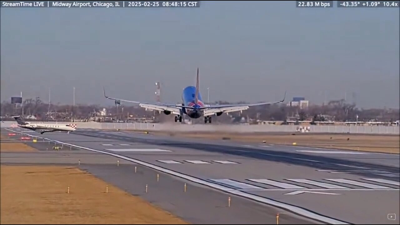 Near Miss At Chicago's Midway Airport