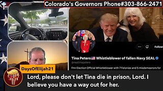 🚨Juan O'Savin: Tina Peters is Sick! She Might DIE! Her CANCER back? Help! PRAY🙏 Call Colorado Governor: 303-866-2471