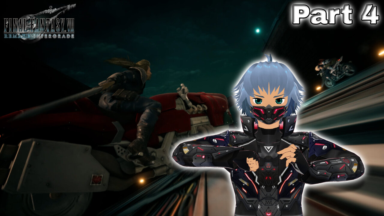 High Speed Motorcycle Duel | Final Fantasy 7 Intergrade (Part 4)