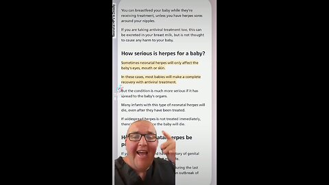 Herpes and babies