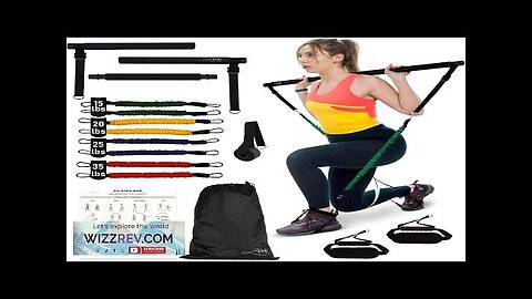 Verde Acqua Pilates Bar Kit with Resistance Bands for Women Multifunctional Review