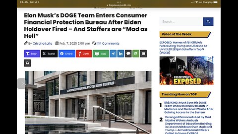 DOGE Team Enters Consumer Financial Protection Bureau After Biden Holdover Fired – Staffers “Mad as