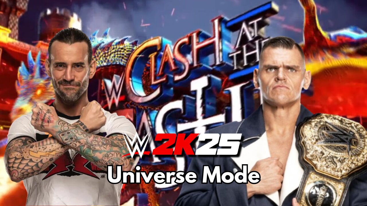 WWE 2K25 Universe Mode: Clash At The Castle PPV Highlights