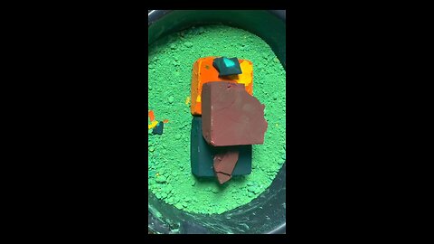 bsn dyed color🎨 chalk asmr