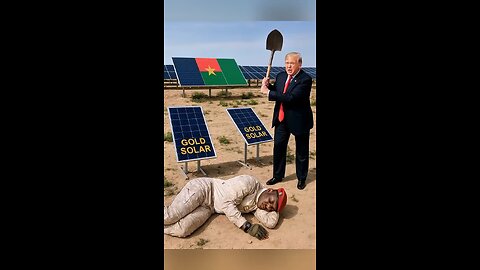 Trump vs Traoré 😂 The Gold Solar Park Comedy ⚡