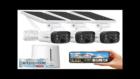 Hiseeu Wireless Security Camera System Outdoor 2K Solar Camera Wire-Free Battery Powered Review